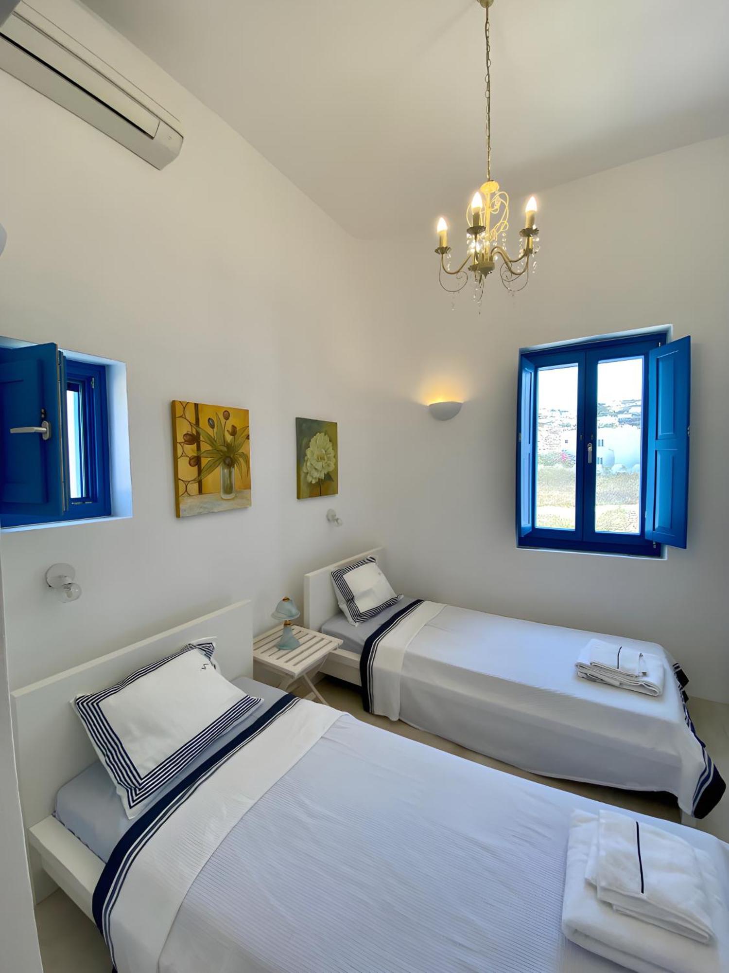 Villa On The Beach, Sarpakis Villa Tzamaria Bagian luar foto