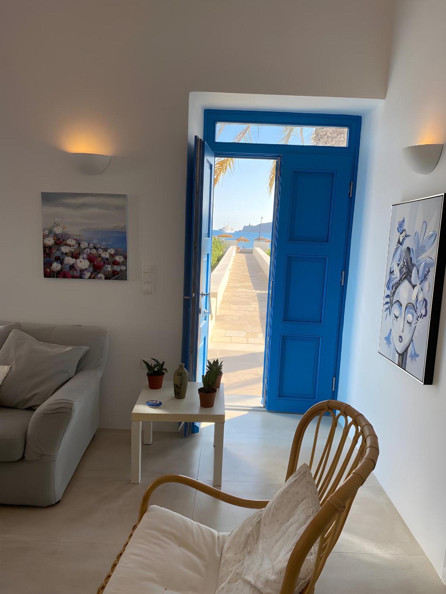 Villa On The Beach, Sarpakis Villa Tzamaria Bagian luar foto