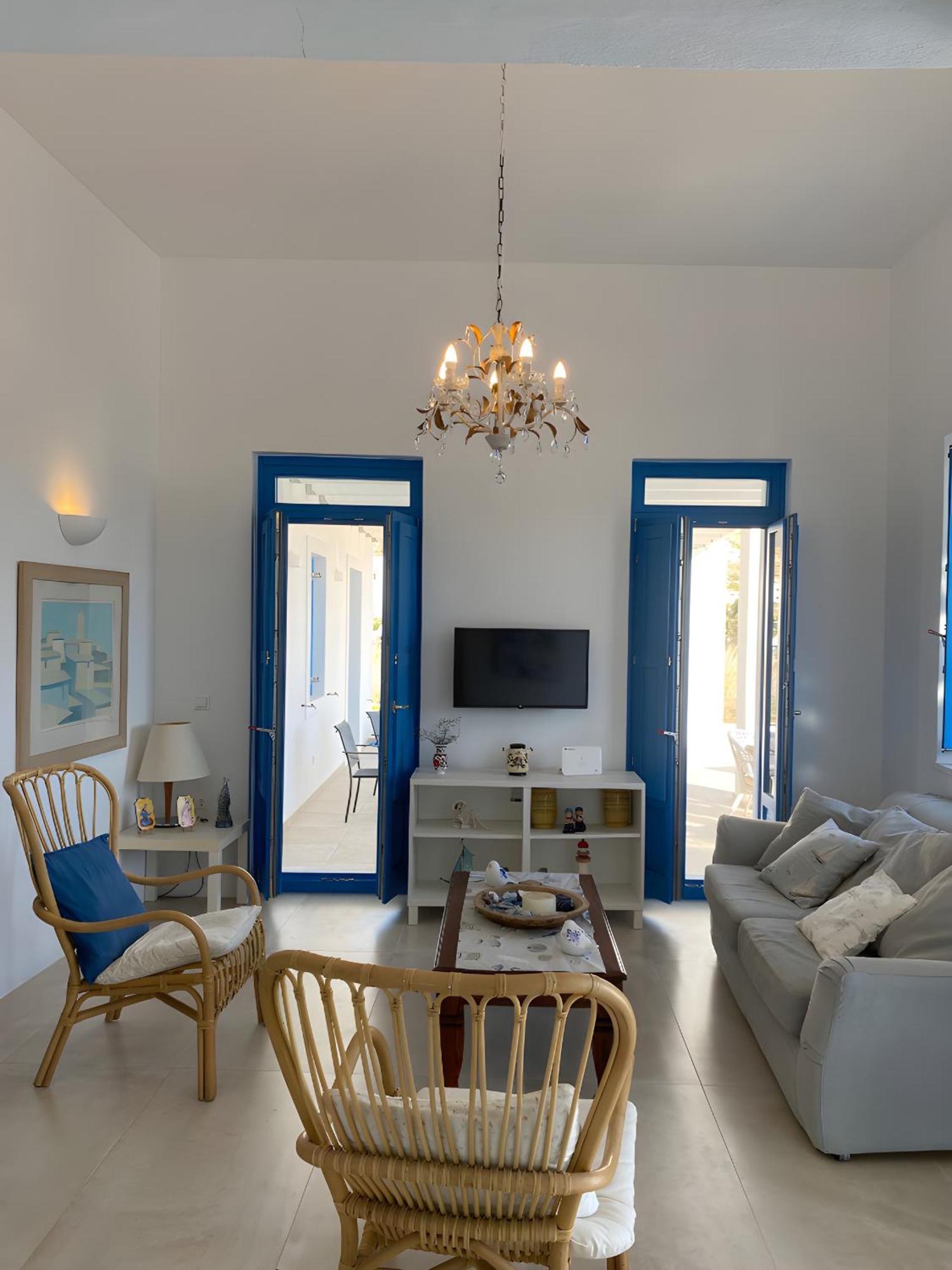 Villa On The Beach, Sarpakis Villa Tzamaria Bagian luar foto